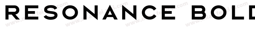 Resonance Bold字体转换